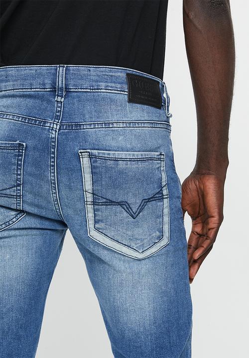 GUESS - An1monty super skinny - mid wash
