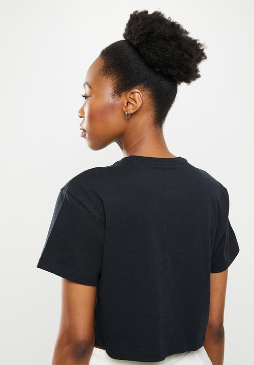Converse - Puff logo cropped tee - converse black