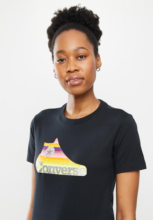 Converse - Repeat sneaker tee - black