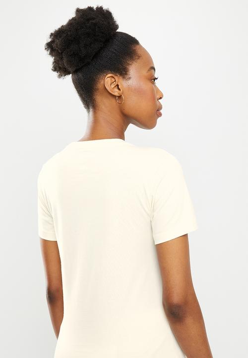 Converse - Metallic chuck taylor patch classic fit tee - egret