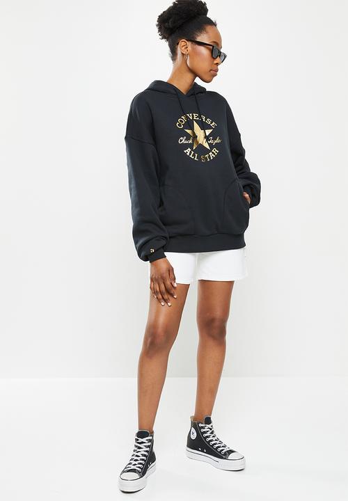 Converse - Chuck taylor patch pullover hoodie - black
