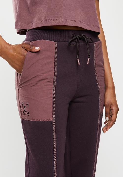 Converse - Utility cargo jogger - black cherry
