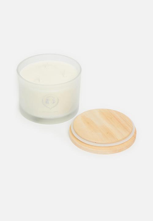 Anke Products - Teakwood tobacco scented soy candle - 370g