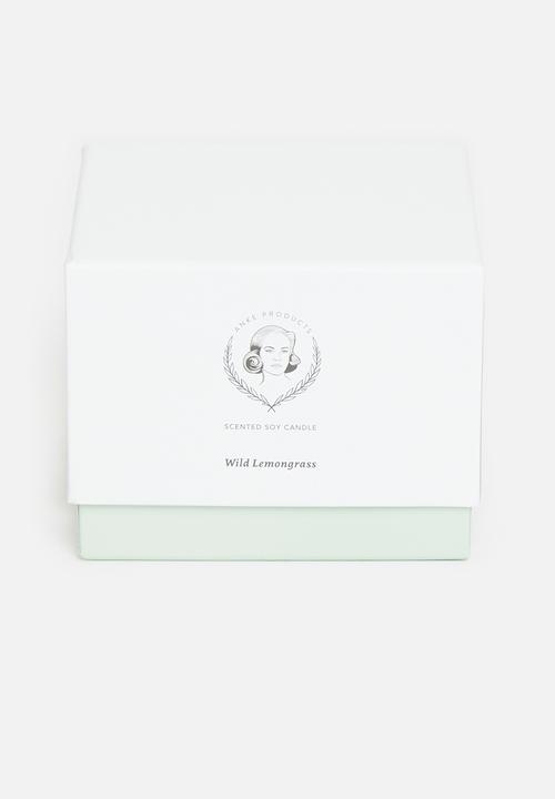 Anke Products - Wild lemongrass scented soy candle - 370g