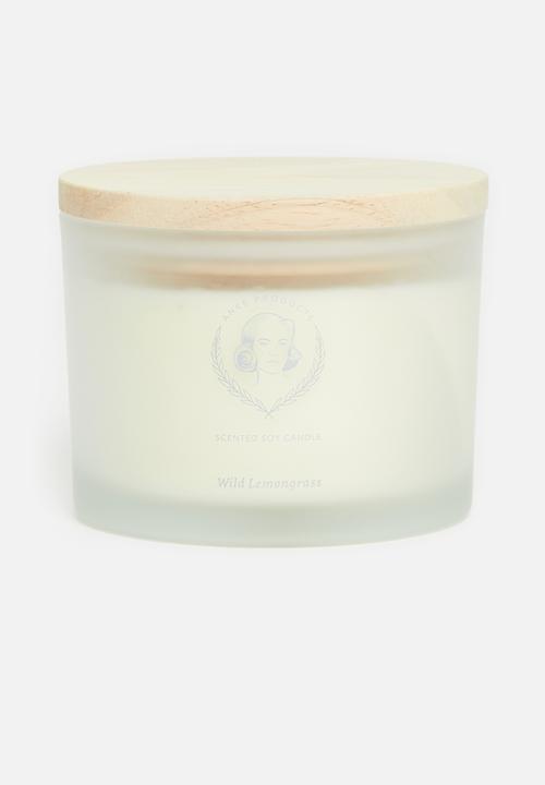 Anke Products - Wild lemongrass scented soy candle - 370g