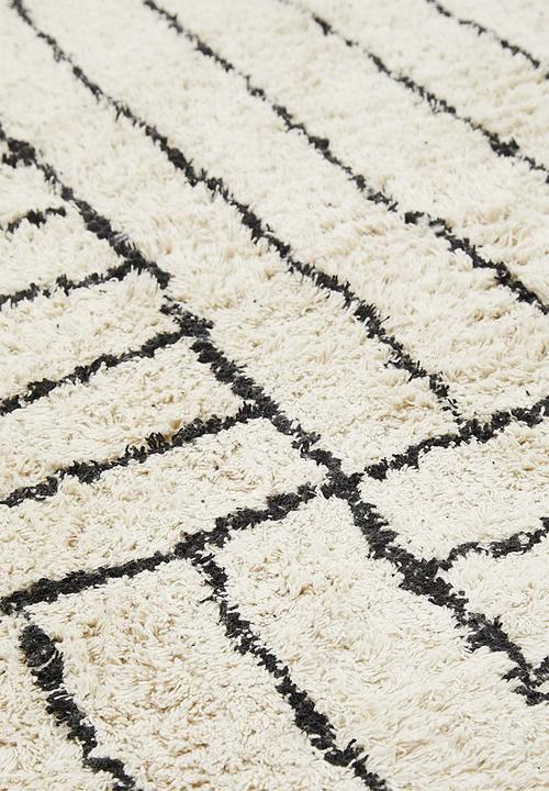 Sixth Floor - Sean tufted round rug - white