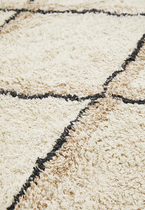 Sixth Floor - Diamond tufted rug - neutral