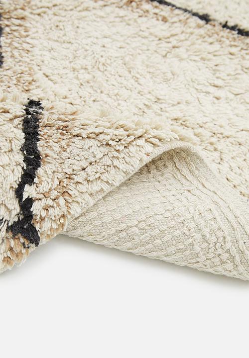 Sixth Floor - Diamond tufted rug - neutral