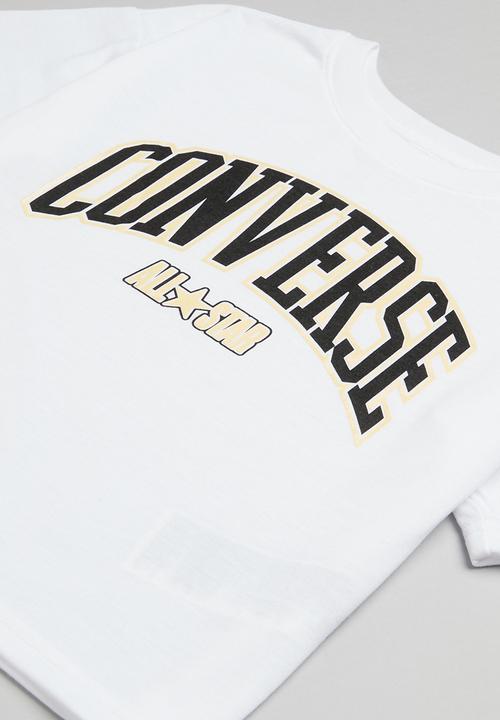 Converse - Cnvg short sleeve gfx boxy tee w scrunchy - white