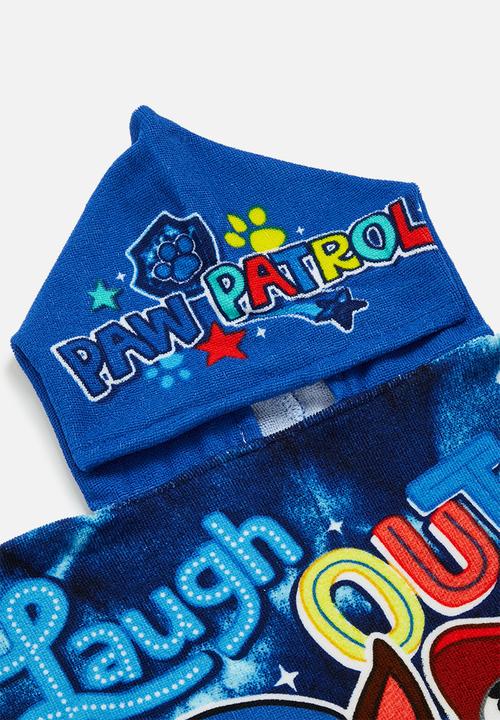 Character Group - Paw patrol hooded towel - blue