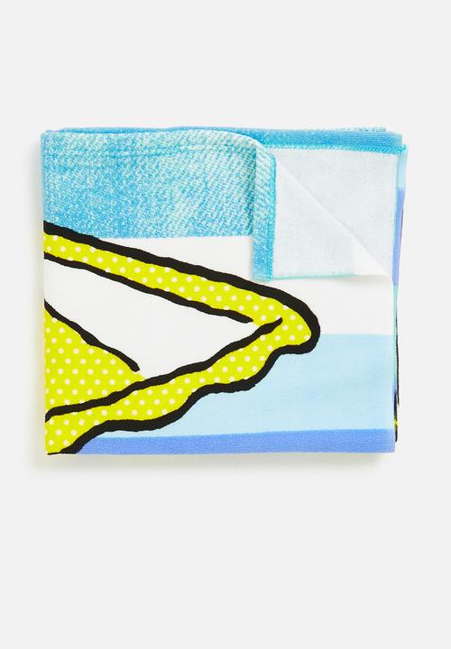 Character Group - Snoopy beach towel - blue 