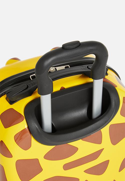 Pop Candy - Giraffe luggage bag - yellow