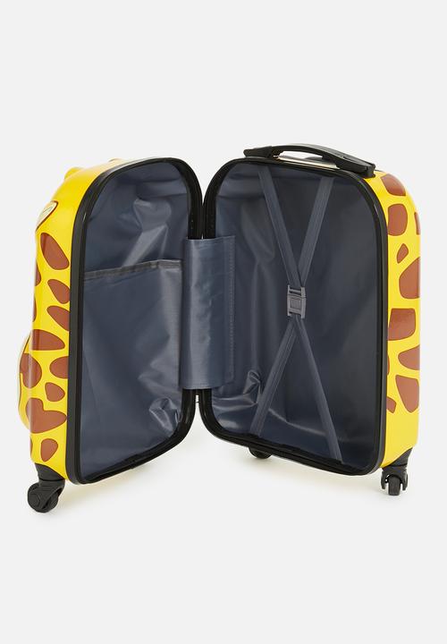 Pop Candy - Giraffe luggage bag - yellow