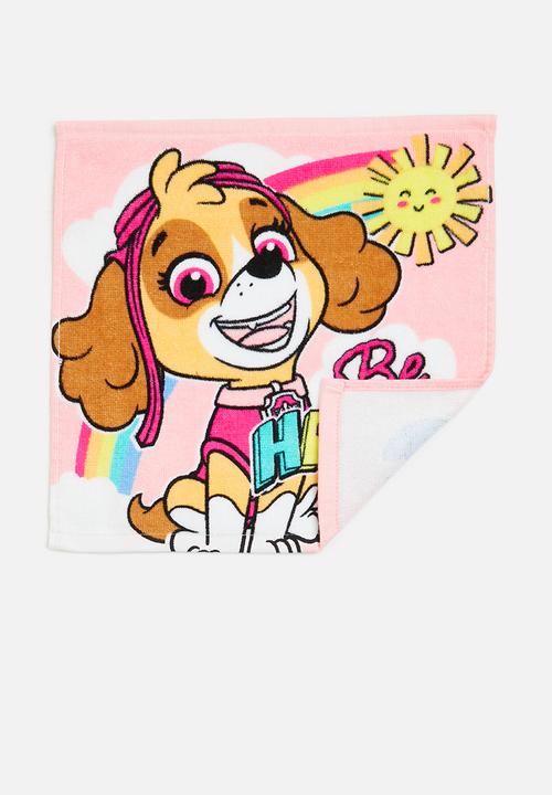 Character Group - Paw patrol girls face cloth - pink