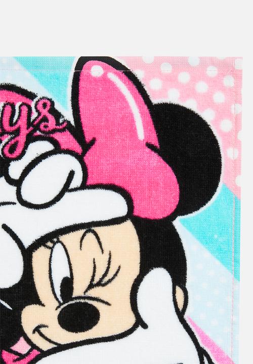 Character Group - Minnie Mouse face cloth - pink
