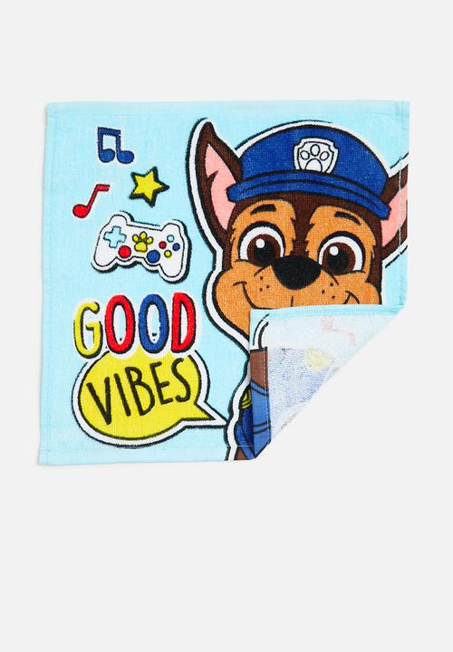 Character Group - Paw Patrol boys face cloth - blue