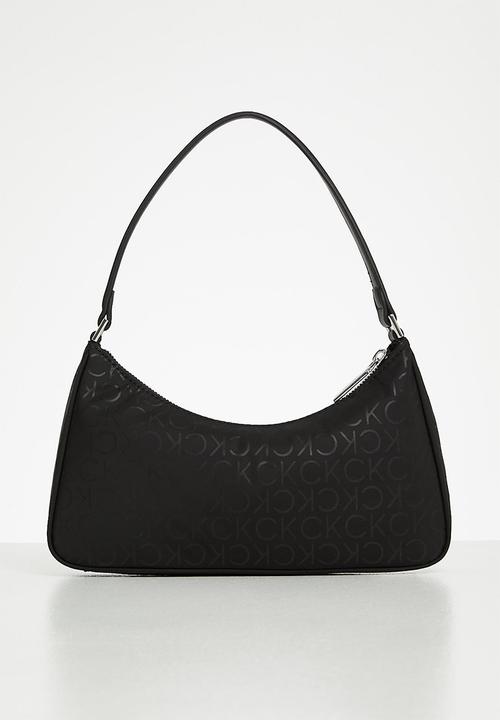 Calvin Klein - Ck must nylon shoulder bag sm - black mono
