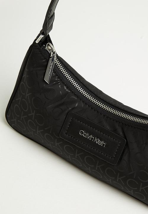 Calvin Klein - Ck must nylon shoulder bag sm - black mono