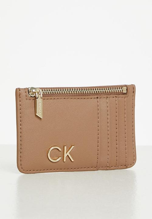 Calvin Klein - Re-lock mlti cardholder - safari canvas