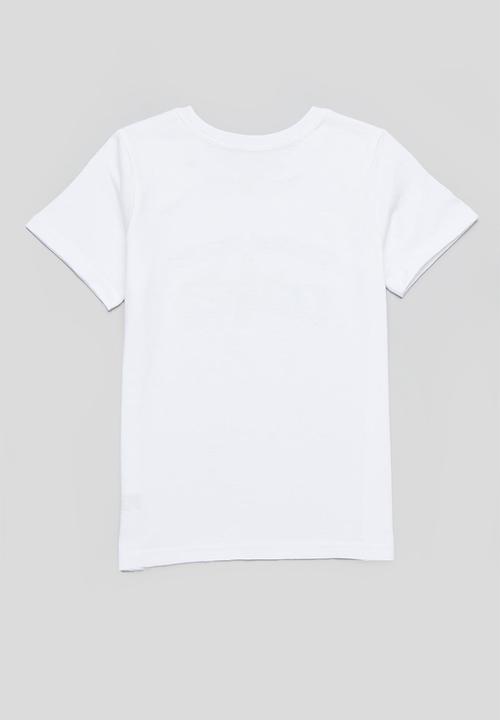 Superbalist - 2 pack printed T-shirts - sky & white