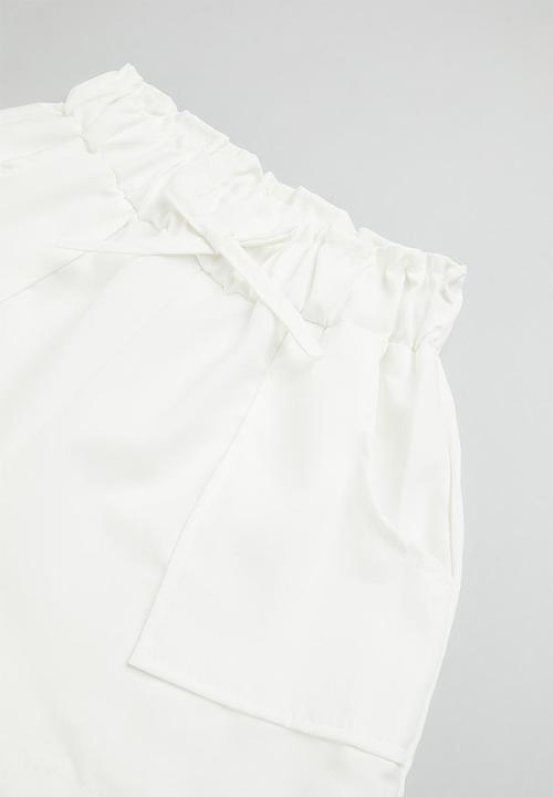Pop Candy - Top & shorts set - blue & white