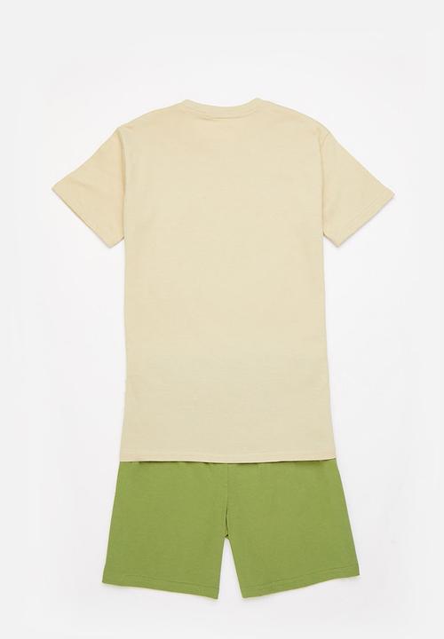 Superbalist - Summer pj set - stone & african sage