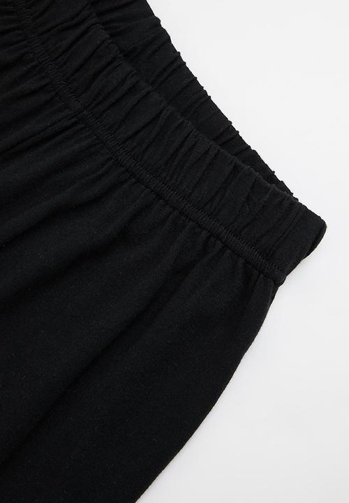 Superbalist - Summer pj set - ice melange & black