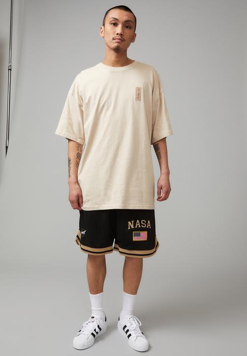 Factorie - Oversized graphic T-shirt - beige/5 boroughs