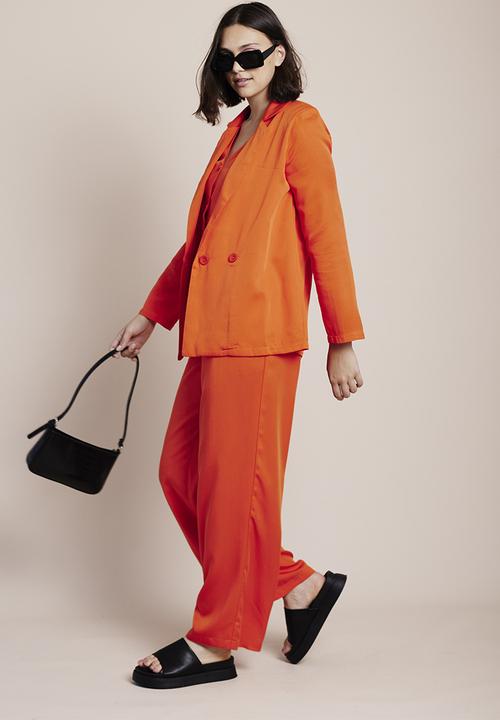 Me&B - Double breasted summer jacket - coral