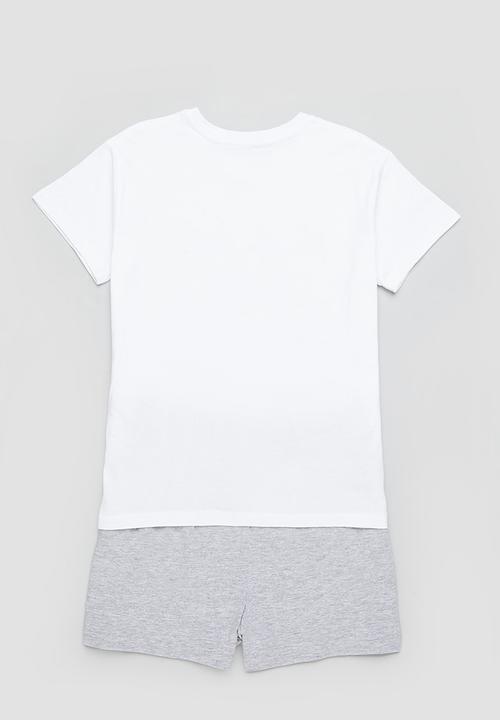 Superbalist - Pj set - ice melange & grey