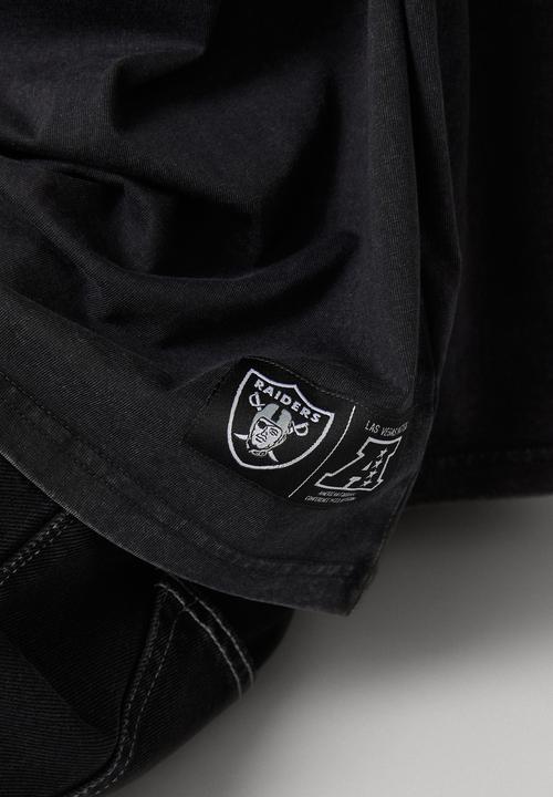 Factorie - Oversized NFL T-shirt - lcn nfl black/raiders super script