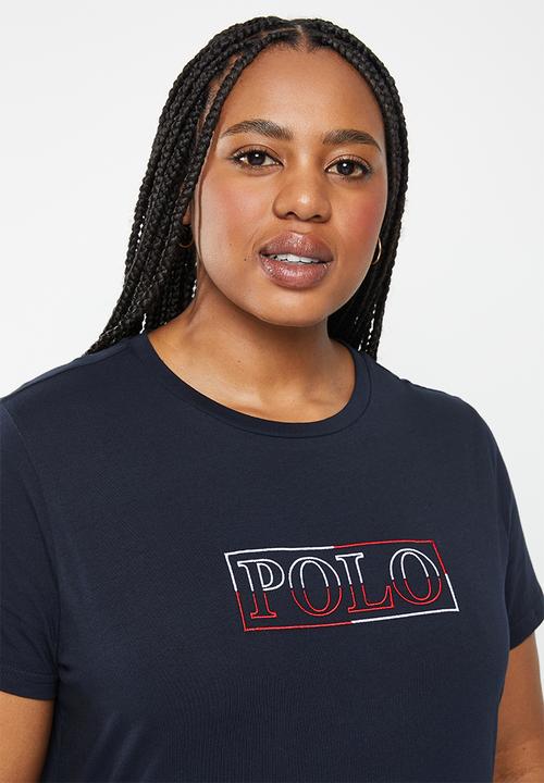 POLO - Plus haiden short sleeve embroidery logo tee - navy