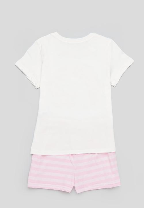Superbalist - Printed pj set - pink stripe
