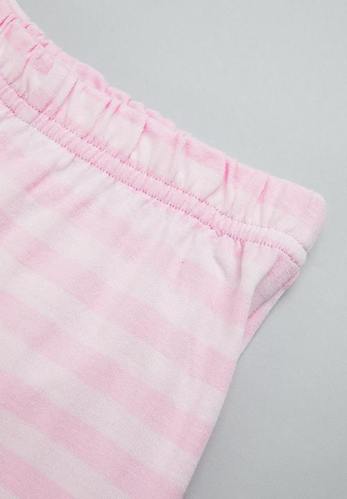 Superbalist - Printed pj set - pink stripe