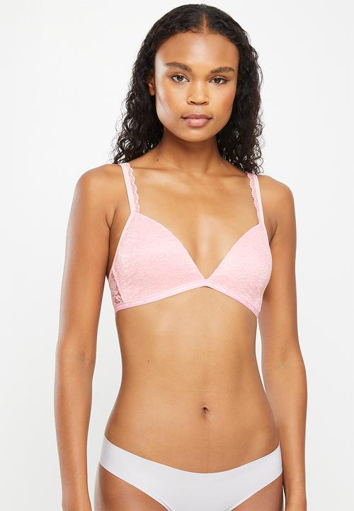 Calvin Klein - Triangle one lace - pink shell