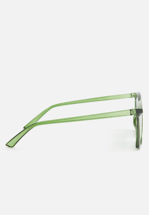 Superbalist - Sheri square sunglasses - green