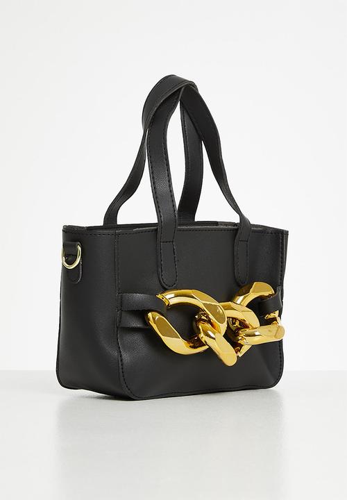 edit - Amy mini tote bag - black