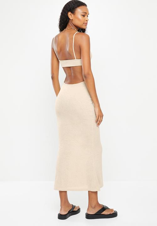 dailyfriday - Knot detail maxi dress - white
