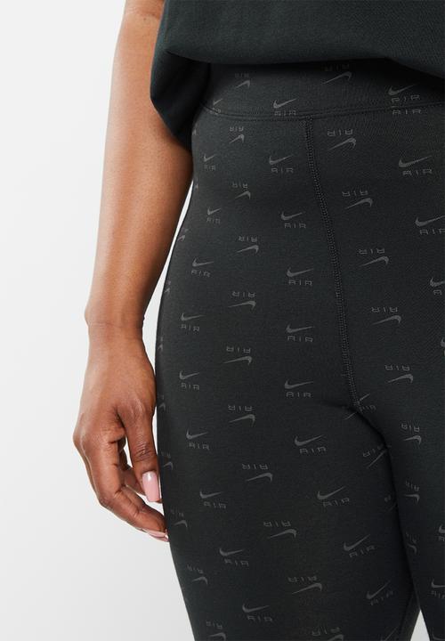 Nike - Plus w nike sports wear air tights - black & grey