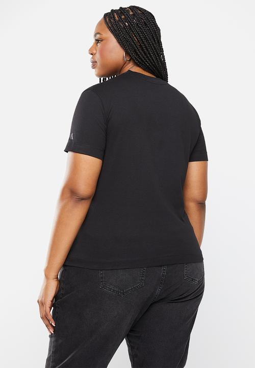 Calvin Klein - Plus gradient ck tee - black