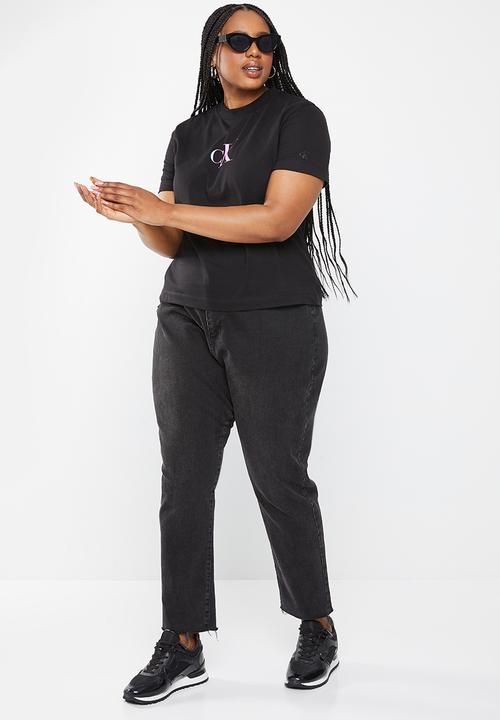 Calvin Klein - Plus gradient ck tee - black