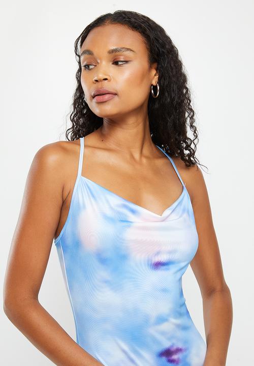 dailyfriday - Maxi bodycon dress - blue 