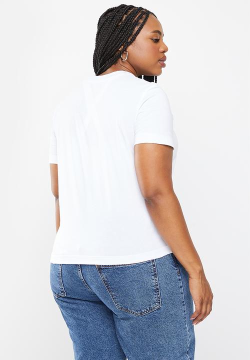 Calvin Klein - Plus gradient ck tee - bright white