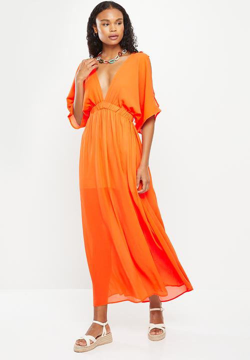 dailyfriday - Cut out maxi dress - orange