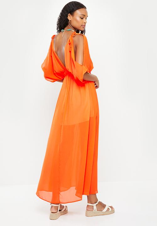 dailyfriday - Cut out maxi dress - orange
