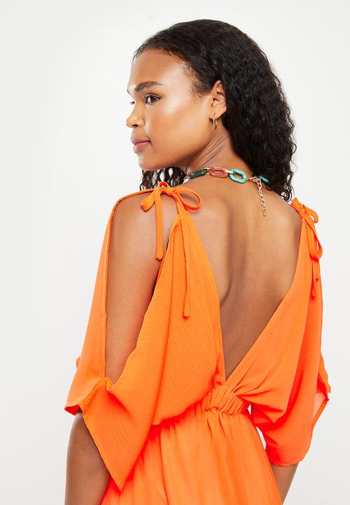 dailyfriday - Cut out maxi dress - orange
