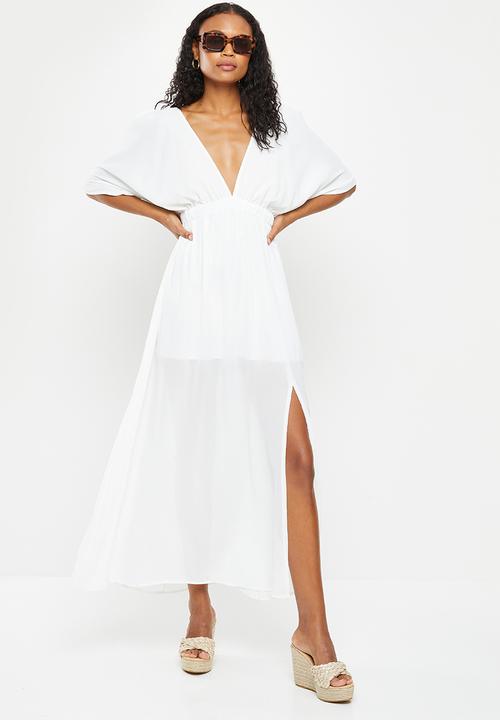dailyfriday - Cut out maxi dress - white