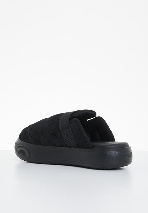 PUMA - Suede mayu mule - puma black/puma silver