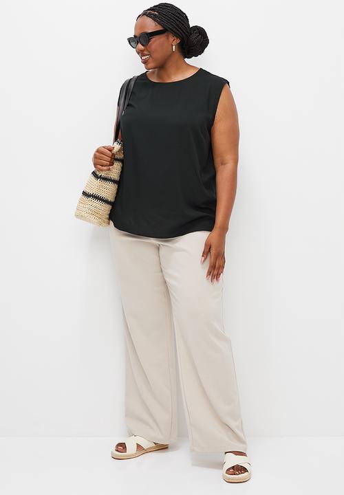 edit Plus - Basic woven shell - black1