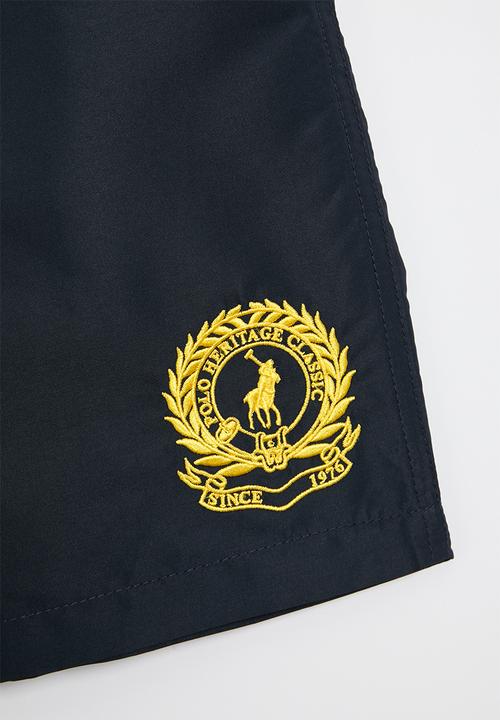 POLO - Boys ayden crested numerical short - navy